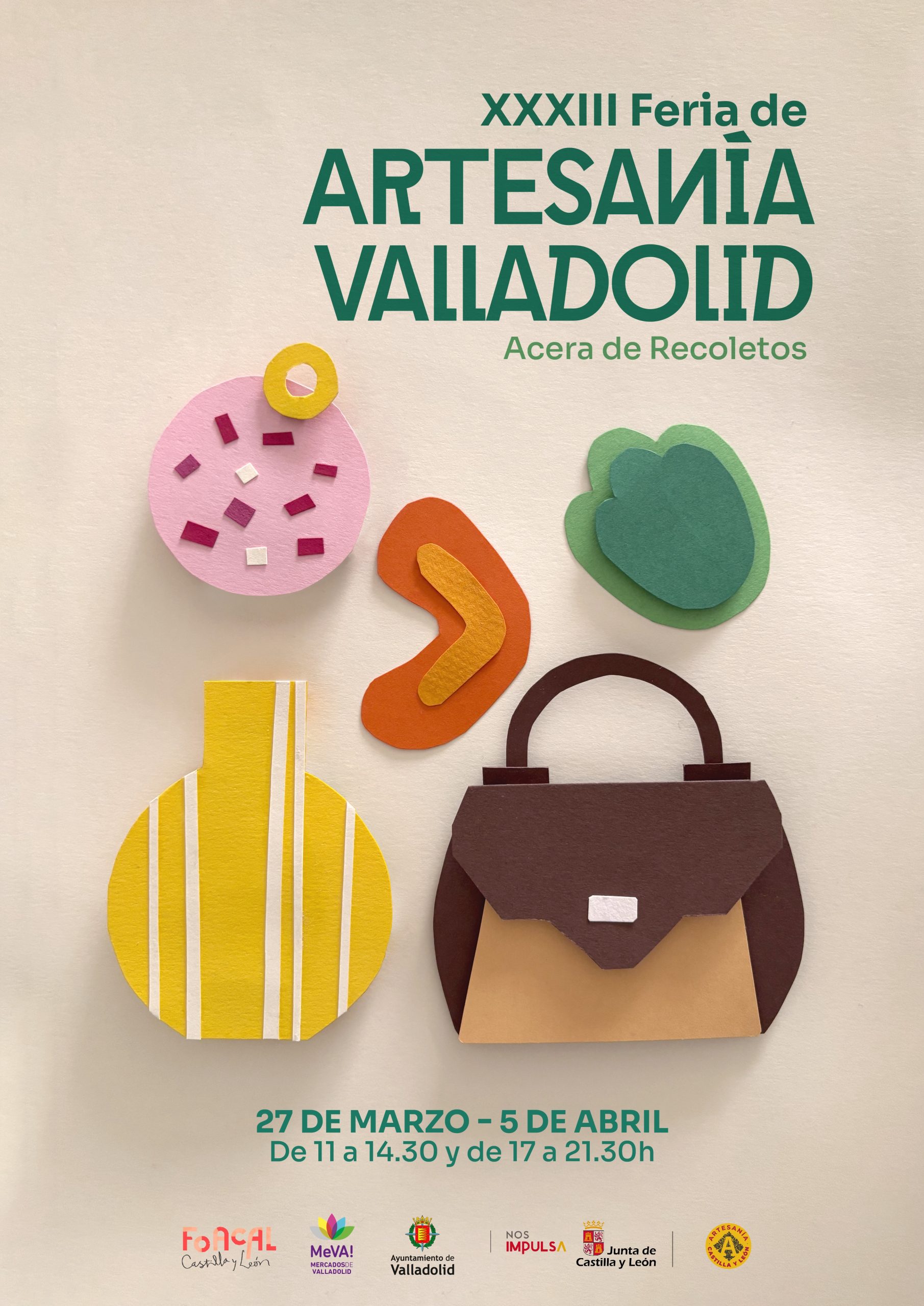 Cartel feria artesania Valladolid