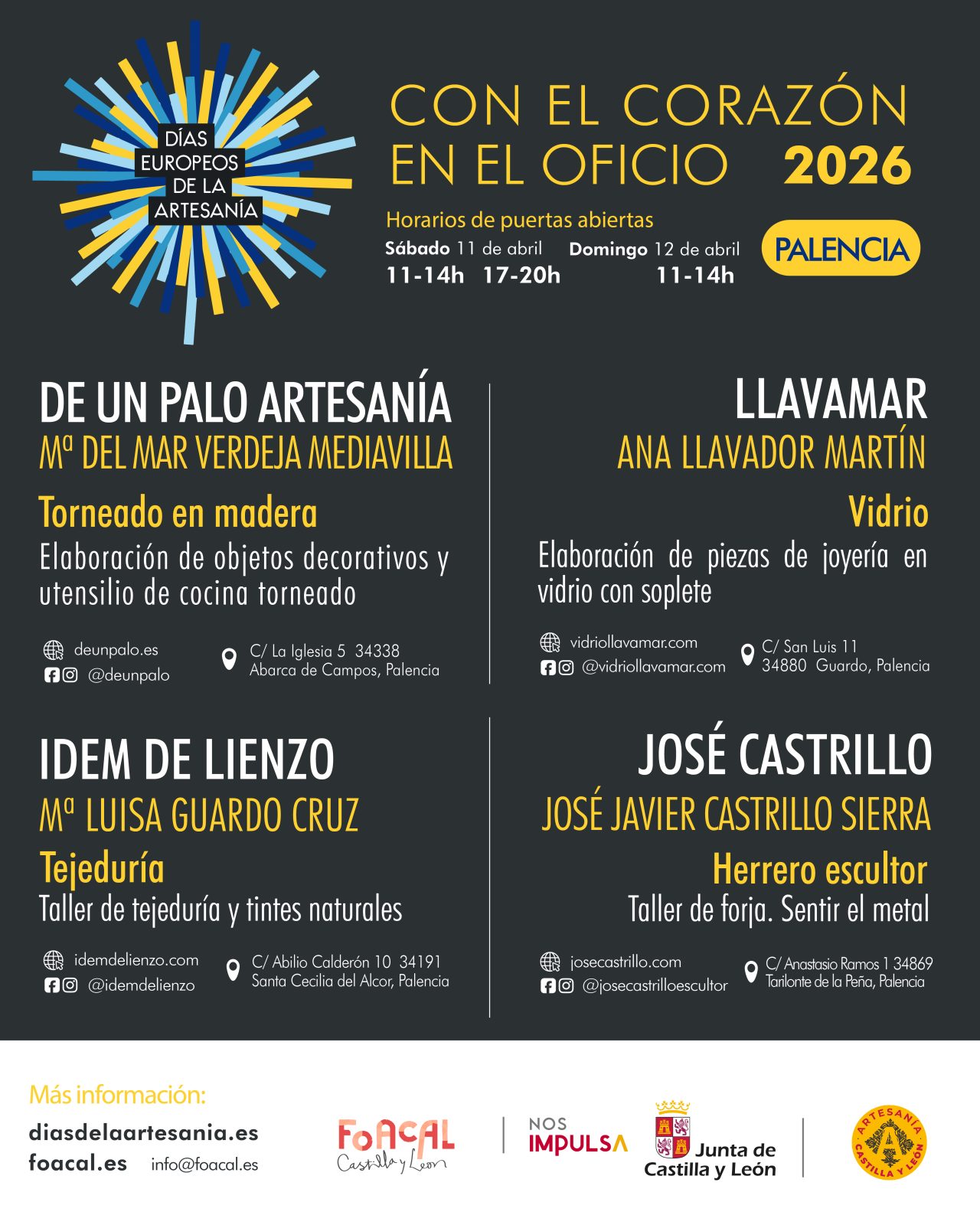 Días de la Artesanía en Palencia 2026