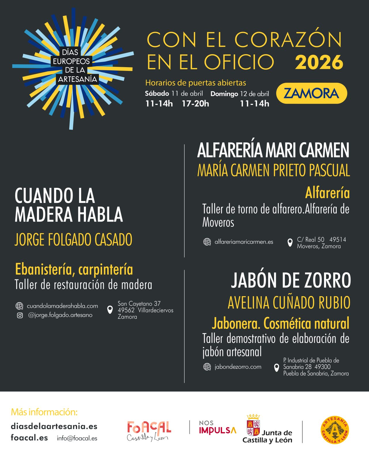 Días Europeos de la Artesanía en Zamora 2026