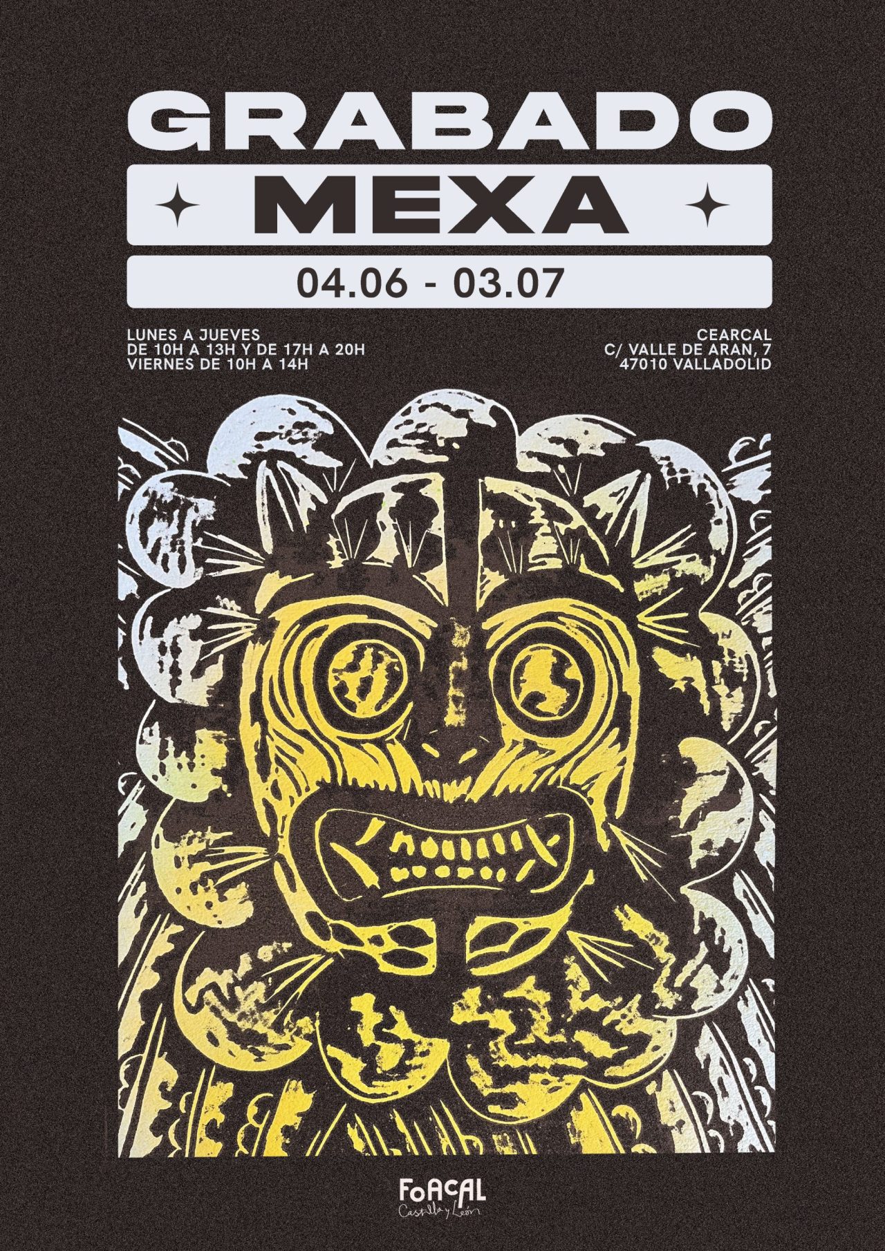 Cartel Exposicion Grabado Mexa