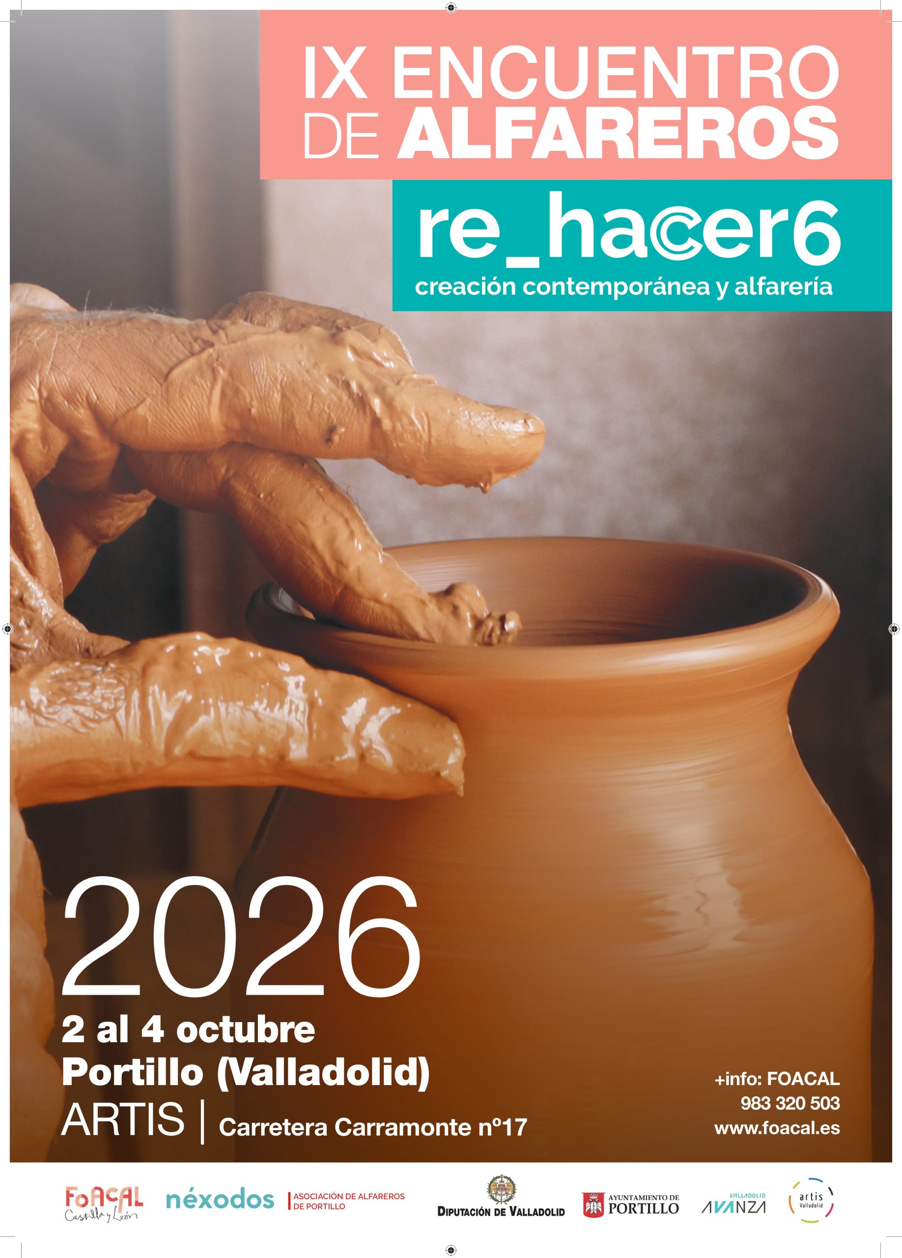 Cartel general Encuentro de Alfareros Portillo 2026